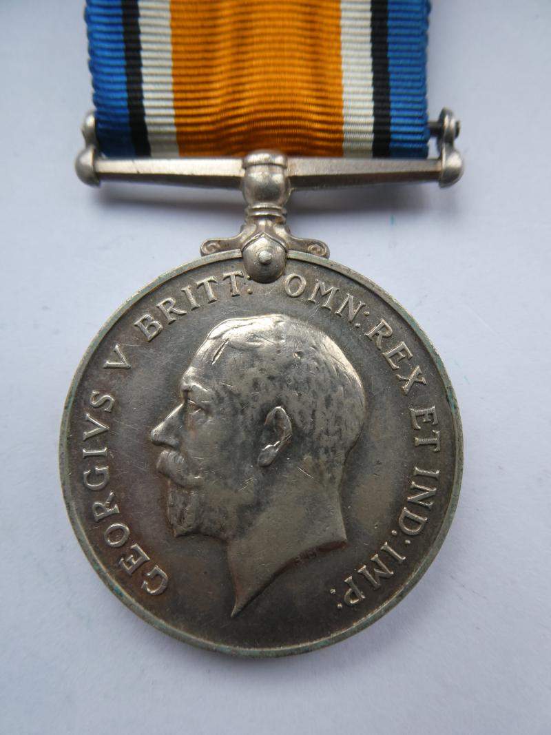 BRITISH WAR MEDAL TO HARDY-ARMY SERVICE CORPS