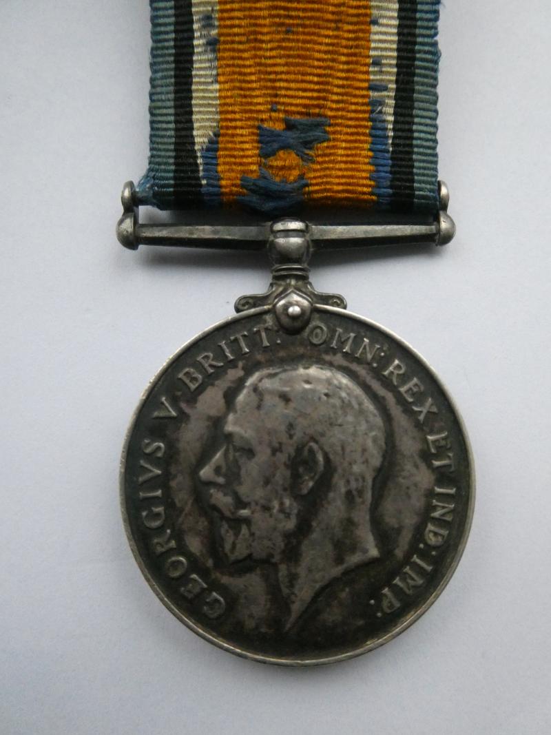 BRITISH WAR MEDAL TO WALTER DUNCAN HAUGHTON-NORFOLK REGT