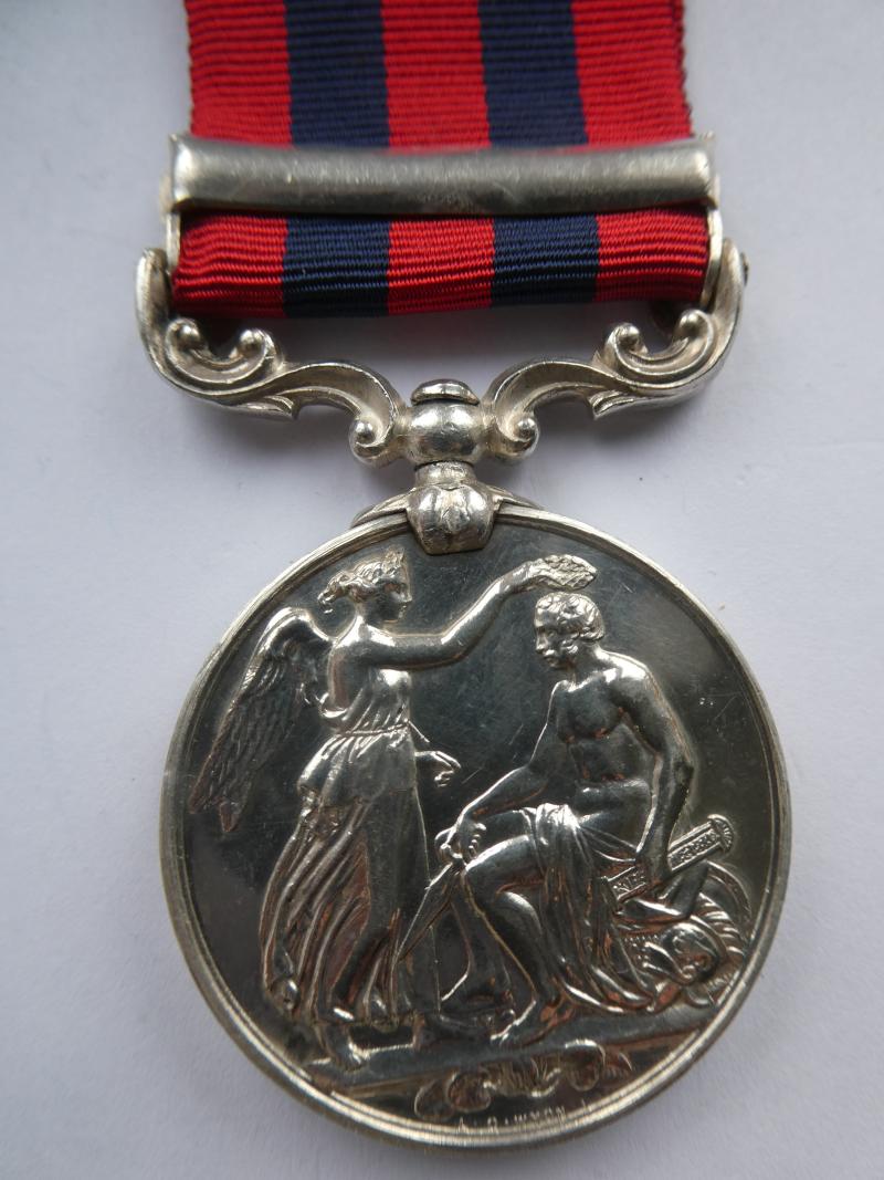 INDIA GENERAL SERVICE MEDAL-CLASO BURMA 1887-89 (1854) TO WADKIN-NORFOLK REGT