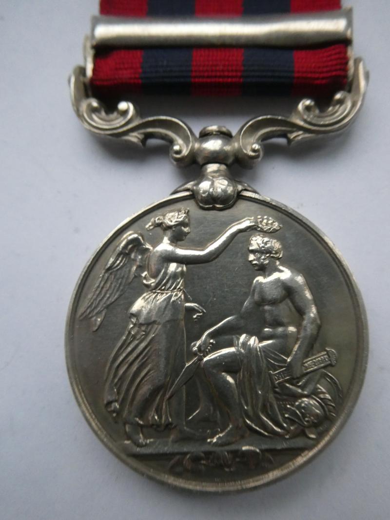 INDIA GENERAL SERVICE MEDAL CLASP BURMA 1887-89 TO BRINKLEY-NORFOLK REGIMENT