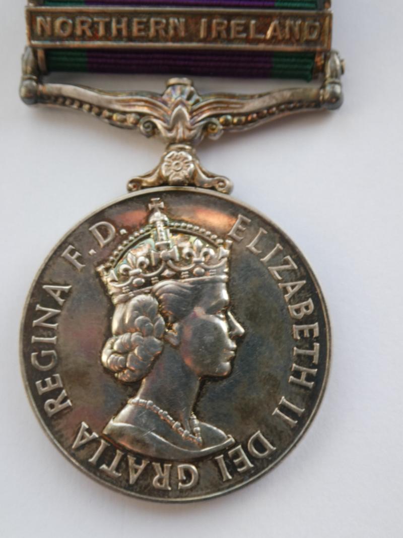 CAMPAIGN SERVICE MEDAL-NORTHERN IRELAND-TO SHARPE-ROYAL ARTILLERY