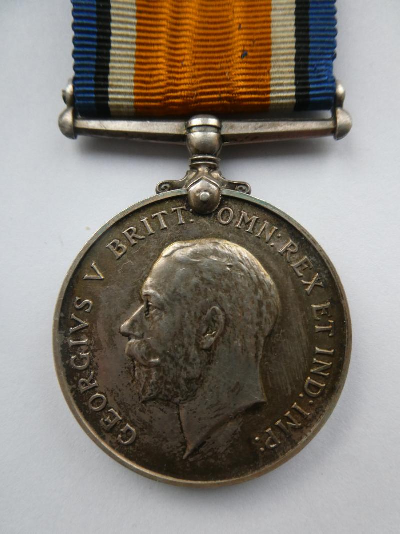 BRITISH WAR MEDAL-TO LIEUT F MOORE
