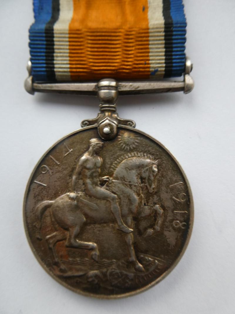 BRITISH WAR MEDAL-TO LIEUT F MOORE