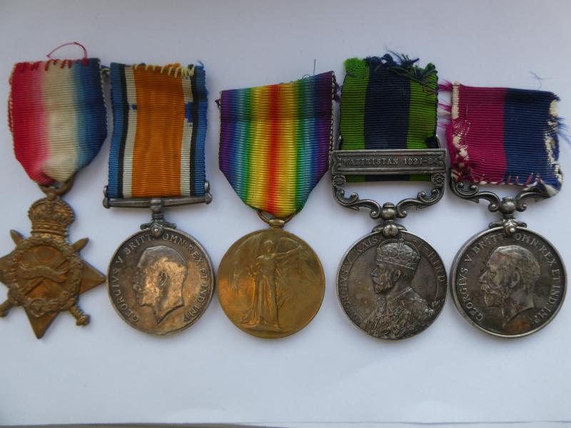 GROUP OF FIVE TO SERGEANT MAJOR A JUDGE-ROYAL WEST KENT REGIMENT AND ROYAL AIR FORCE-SCARCE RANK OF SERGEANT MAJOR 2 IN ROYAL AIR FORCE