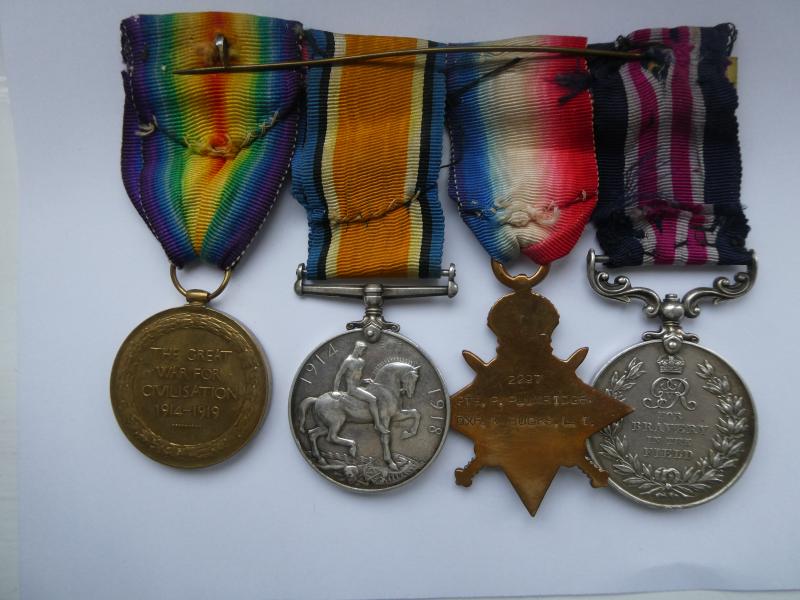 ITALIAN THEATRE MILITARY MEDAL GROUP OF FOUR TO SJT PLUMRIDGE-OXFORDSHIRE BTN OX AND BUCKS LIGHT INFANTRY