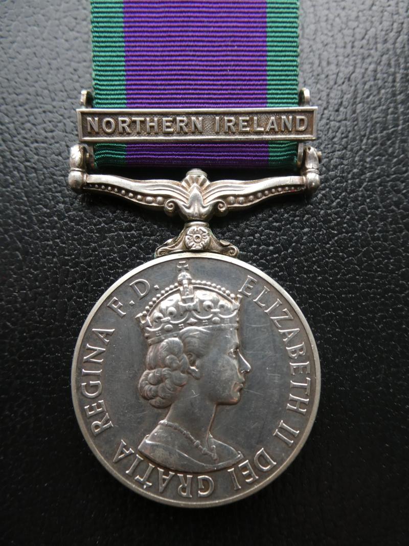 CAMPAIGN SERVICE MEDAL-CLASP NORTHERN IRELAND-TO CURRIE-QUEEN'S LANCASHIRE REGT