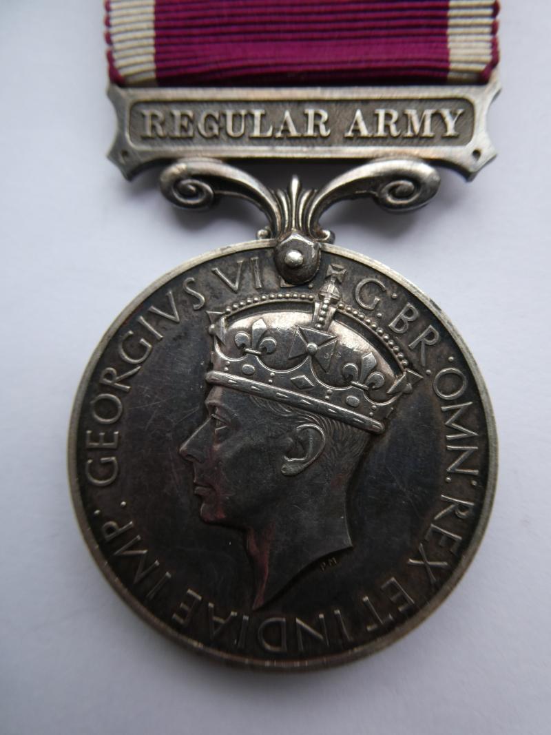 ARMY LONG SERVICE AND GOOD CONDUCT MEDAL-TO LIEUT (QUARTER MASTER) FORBES ROYAL ENGINEERS