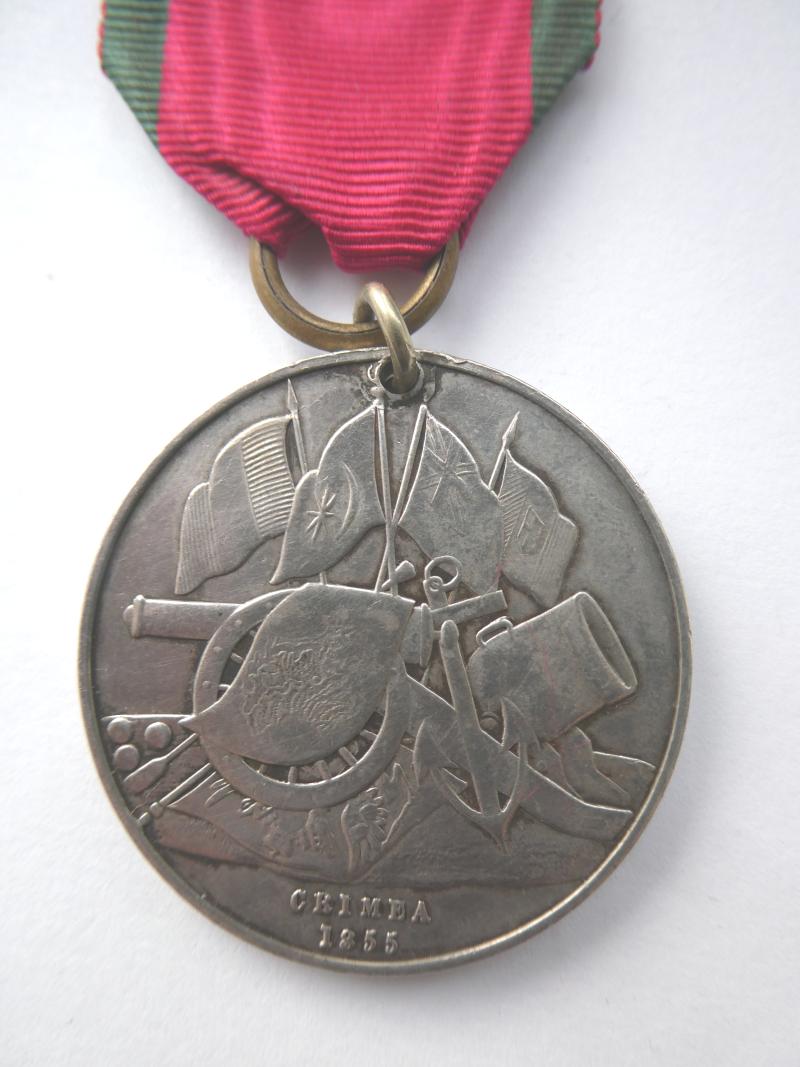 TURKISH CRIMEA MEDAL-CRIMEA 1855 (BRITISH ISSUE)-NMED TO WILLIAM JOHNSTONE 77TH REGT