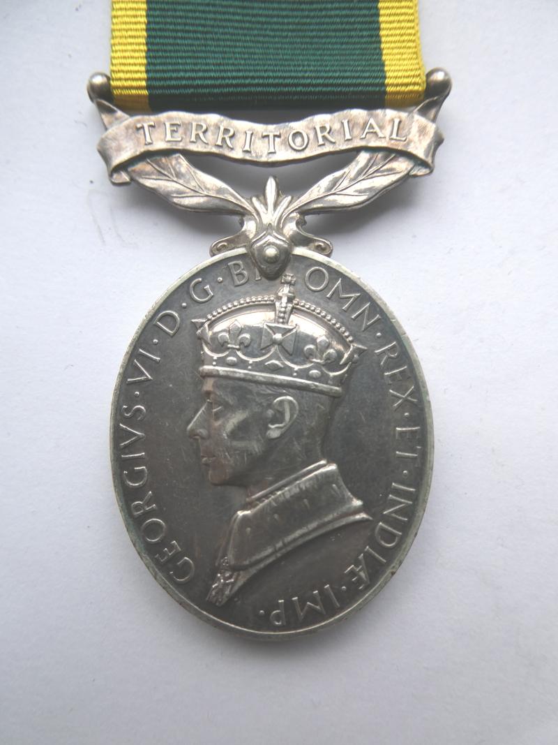 TERRITORIAL EFFICIENCY MEDAL-TO PRICE-7-ROYAL WELSH FUSILIERS-WOUNDED ON 14/06/1944 SERVING WITH THE HAMPSHIRE REGT
