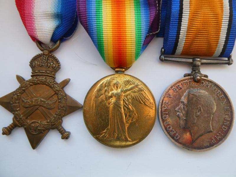 1914/15 STAR TRIO-TO LOFTHOSE-ROYAL WELSH FUSILIERS