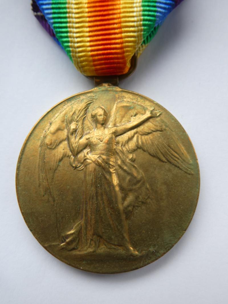 VICTORY MEDAL-TO DUNCAN-ROYAL SCOTS FUSILIERS-KILLED IN ACTION ON 22/08/1917