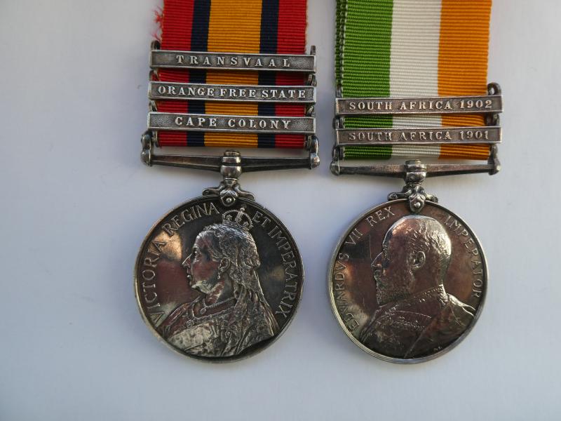 BOER WAR PAIR TO SYMONDS-ROYAL ENGINEERS