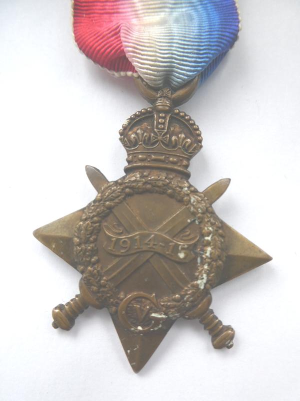 1914/15 STAR-TO MCINTOSH-NEW ZEALAND FIELD ARTILLERY-DIED OF DISEASE ON 21ST FEBRUARY 1916