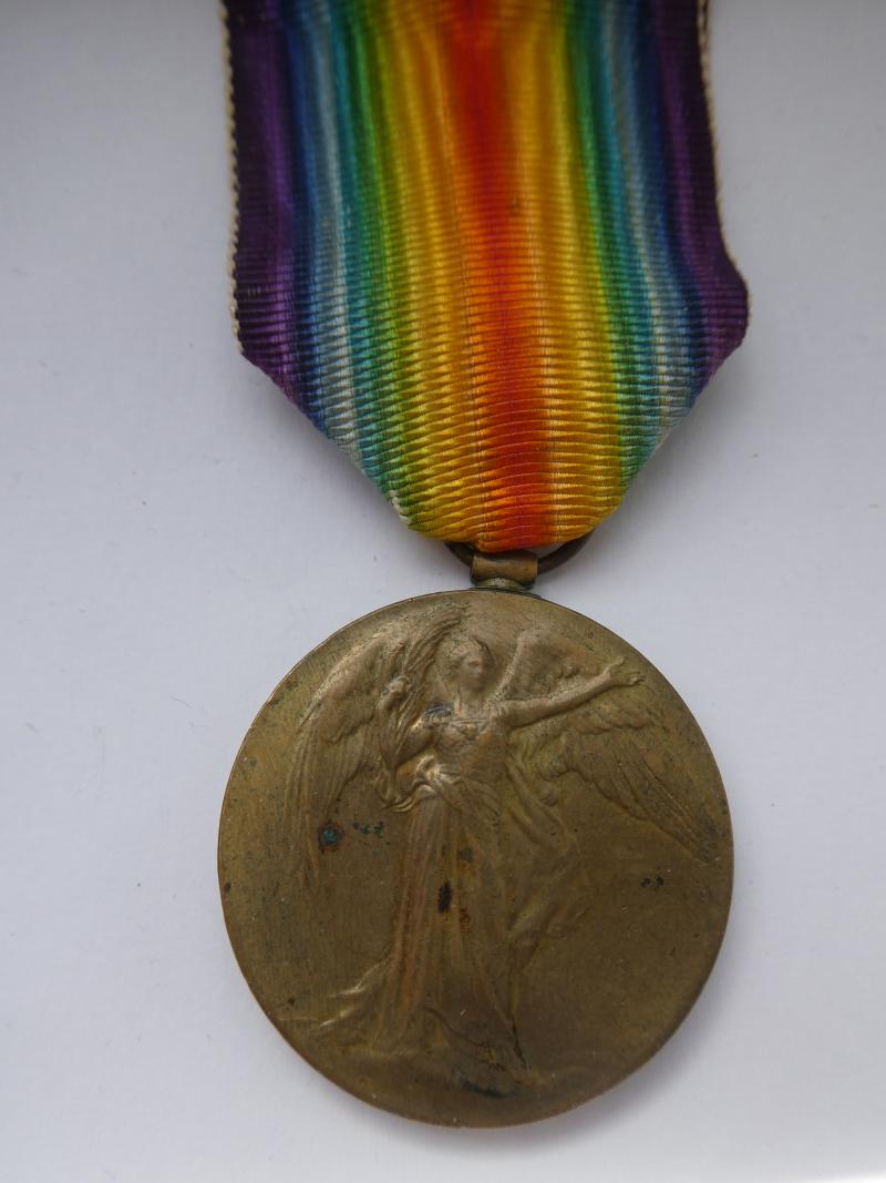 VICTORY MEDAL TO JEMADAR KARAM DAD-93RD INFANTRY