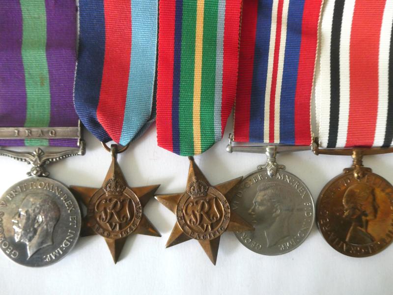 SINGAPORE PRISONER OF WAR GROUP OF FIVE TO HOLT-ROYAL ARTILLERY-LATER SPECIAL CONSTABULARY