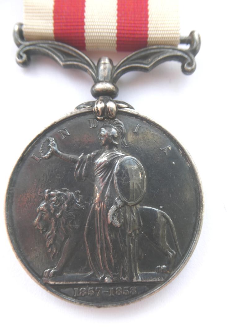 INDIAN MUTINY MEDAL TO GILMOUR-74TH HIGHLANDERS-STORMING AND CAPTURE OF SHORAPOOR FEB 1858