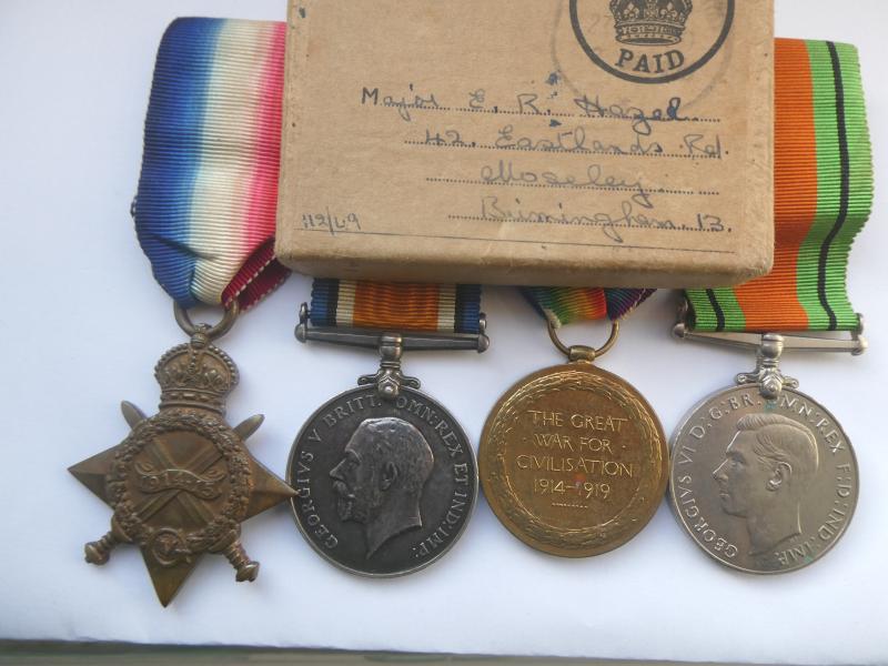 GROUP OF FOUR TO MAJOR HAZEL-FORMERLY BIRMINGHAM