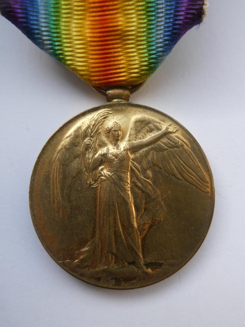VICTORY MEDAL TO GARRARD MACHINE GUN CORPS-A DCM WINNER