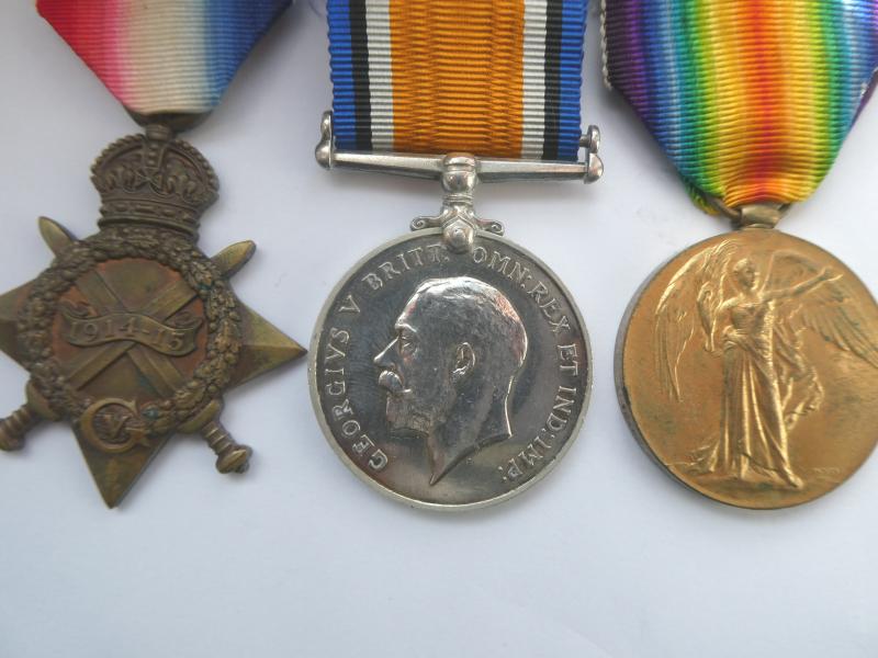 1914/15 STAR TRIO-TO BLINCO-OX AND BUCKS LIGHT INFANTRY