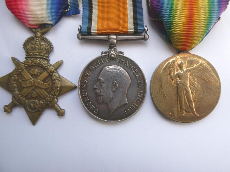 1914 STAR TRIO TO BROCKWAY-6TH DRAGOONS-LATER 2ND DRAGOONS