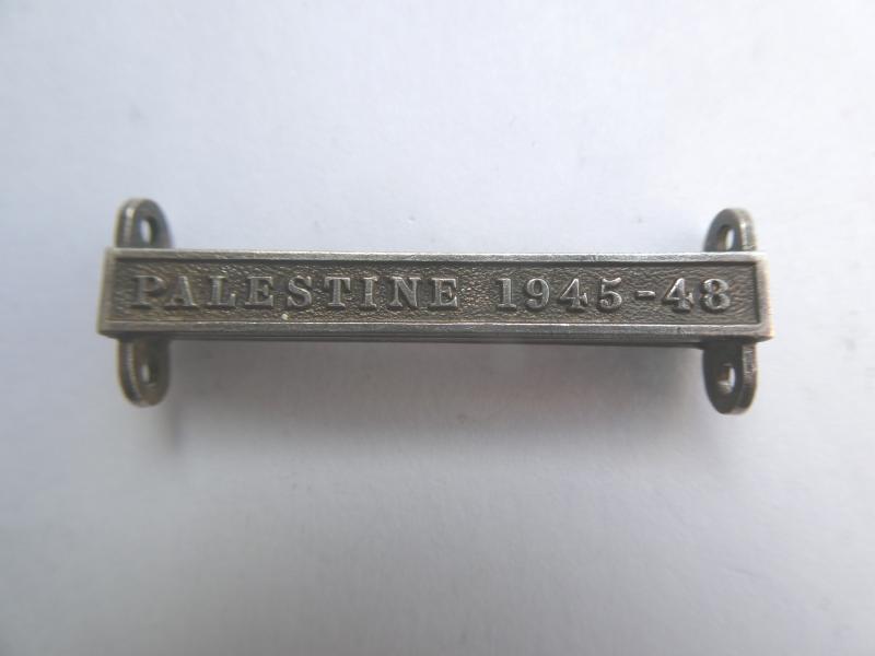 ORIGINAL PALESTINE 1945-48 CLASP FOR THE GENERAL SERVICE MEDAL