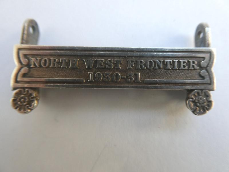 ORIGINAL NORTH WEST FRONTIER 1930-31 MEDAL CLASP FOR THE INDIA GENERAL SERVICE MEDAL 1908