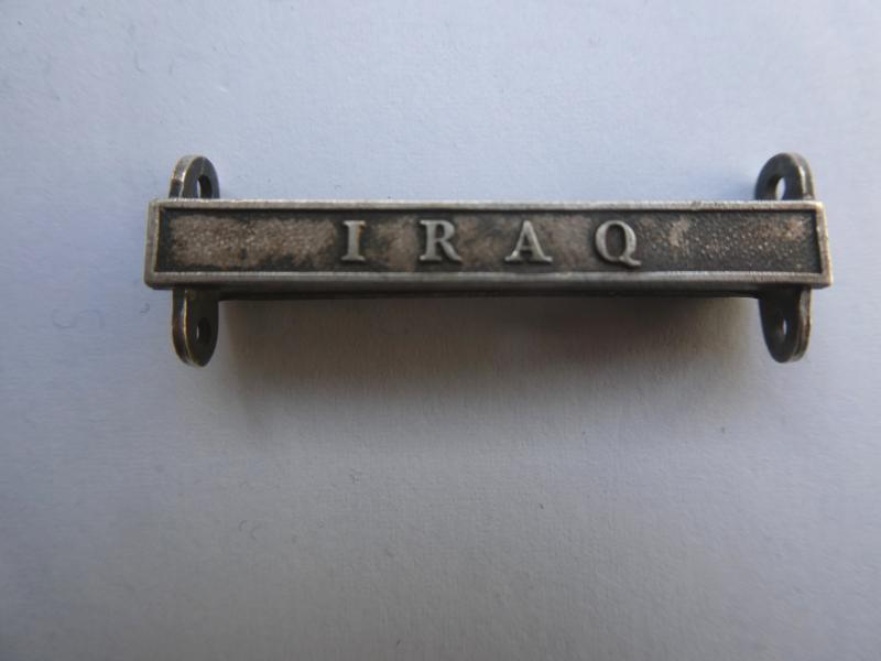ORIGINAL IRAQ CLASP FOR THE GENERAL SERVICE MEDAL 1918-1962