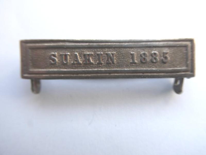 ORIGINAL SUAKIN 1885 CLASP FOR THE EGYPT MEDAL