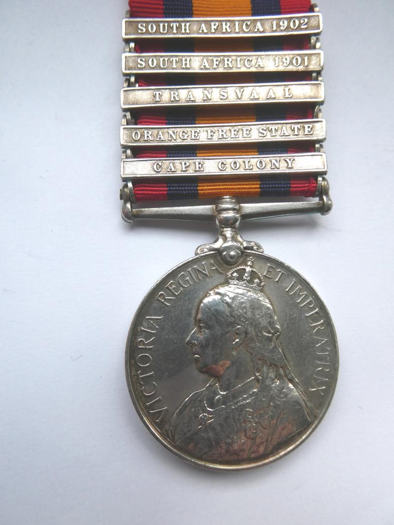 QUEEN'S SOUTHAFRICA MEDAL TO APPLETON-44TH COMPANY (SUFFOLK) IMPERIAL YEOMANRY