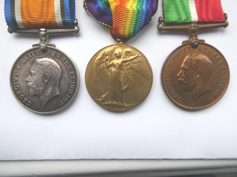 BRITISH WAR AND VICTORY MEDALS-MERCANTILE MARINE MEDAL TO ROBERTSON