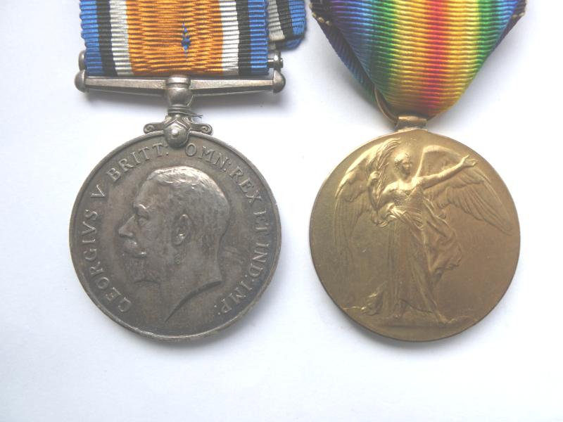 BRITISH WAR AND VICTORY MEDALS TO LIEUTENANT W YOUNG