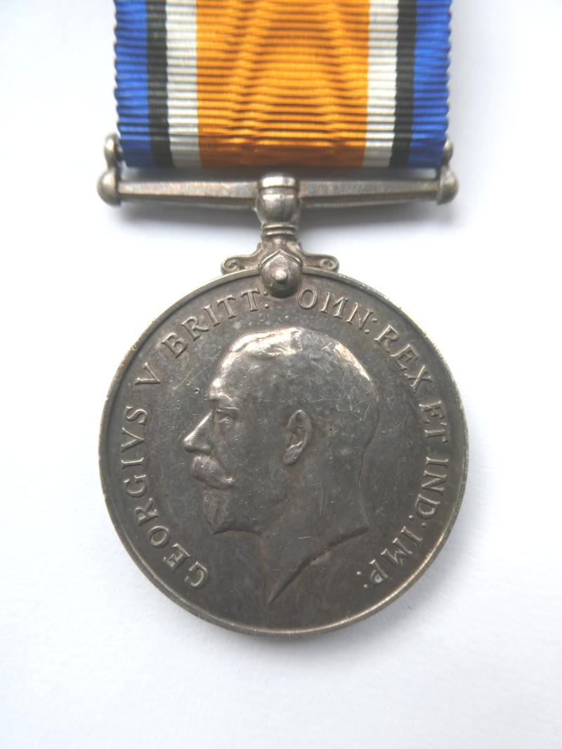BRITISH WAR MEDAL-TO CAPTAIN KENNETH MACNAUGHTON MYLNE-SON OF BISHOP MYNE-HIS LETTERS HOME TO HIS MOTHER WERE PUBLISHED IN 2013