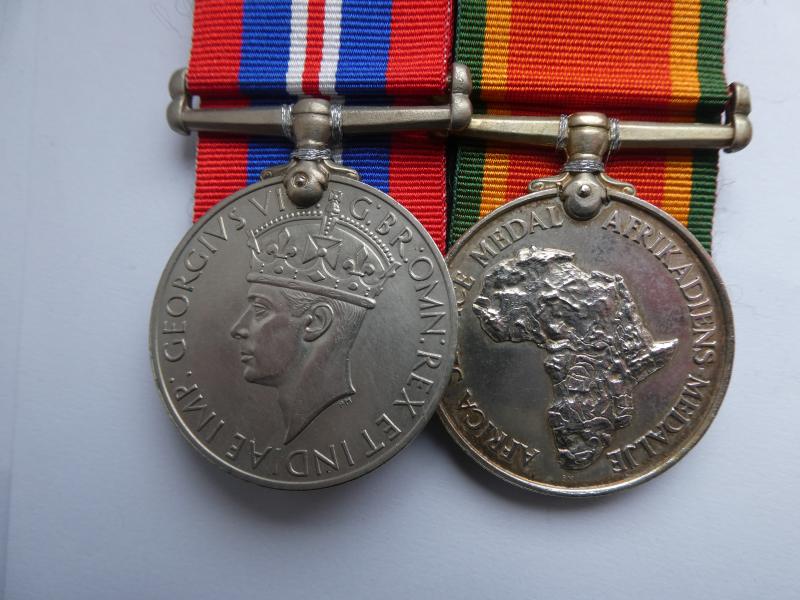 WW2 SOUTH AFRICA PAIR TO WARD
