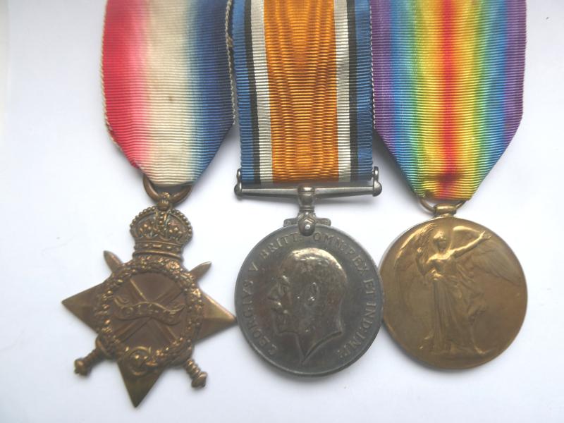 1914/15 STAR TRIO TO GROSS-6TH LONDON REGT(CITY OF LONDON RIFLES)