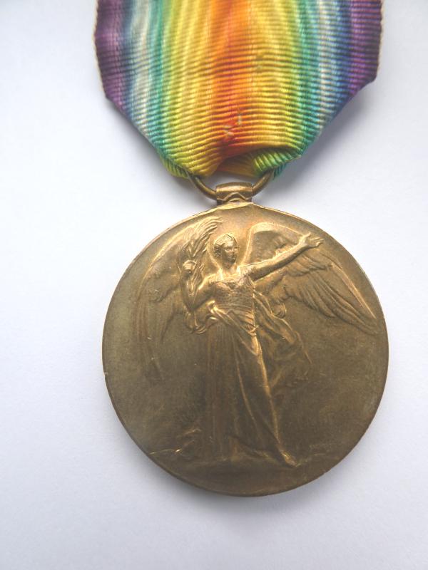 VICTORY MEDAL TO SIDNEY FRANKS-EAST SURREY REGT-KILLED IN ACTION 15TH OCTOBER 1916-FROM DEPTFORD -KENT