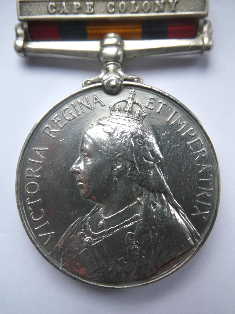 QUEENS SOUTH AFRICA MEDAL TO MERRETT-ROYAL WEST SURREY REGT
