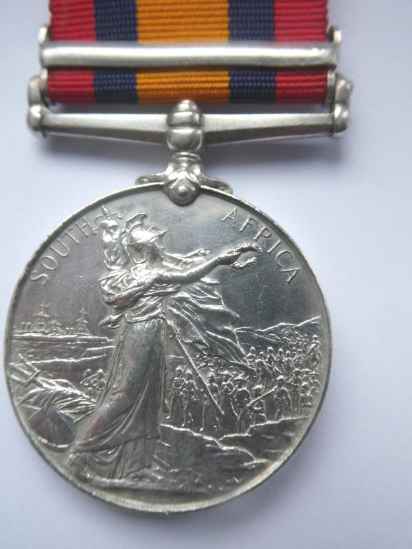 QUEENS SOUTH AFRICA MEDAL TO MERRETT-ROYAL WEST SURREY REGT