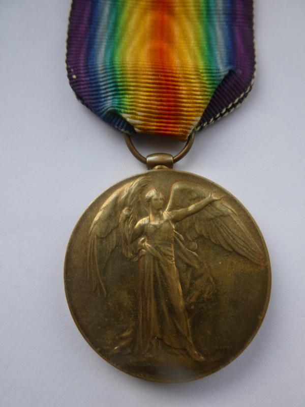 VICTORY MEDAL TO ALOYSIUS MARTINO-A NATIVE OF BURMA-SERVED WITH THE 25TH BTN ROYAL FUSILIERS IN EAST AFRICA