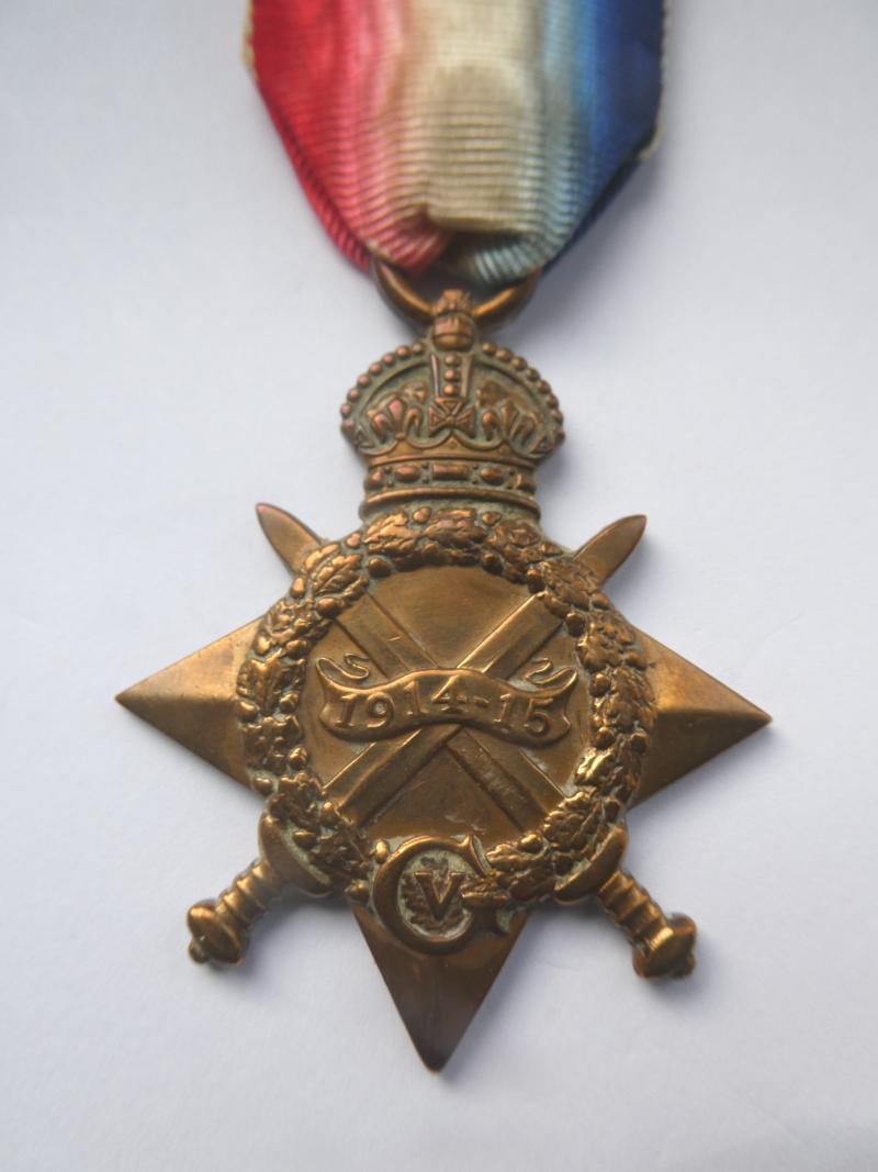 1914/15 STAR TO FOSKETT-H.M.S.WARRIOR-KILLED IN ACTION AT JUTLAND
