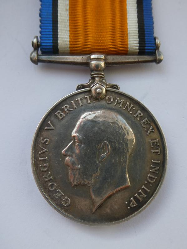 BRITISH WAR MEDAL TO GIBSON-ROYAL FUSILIERS