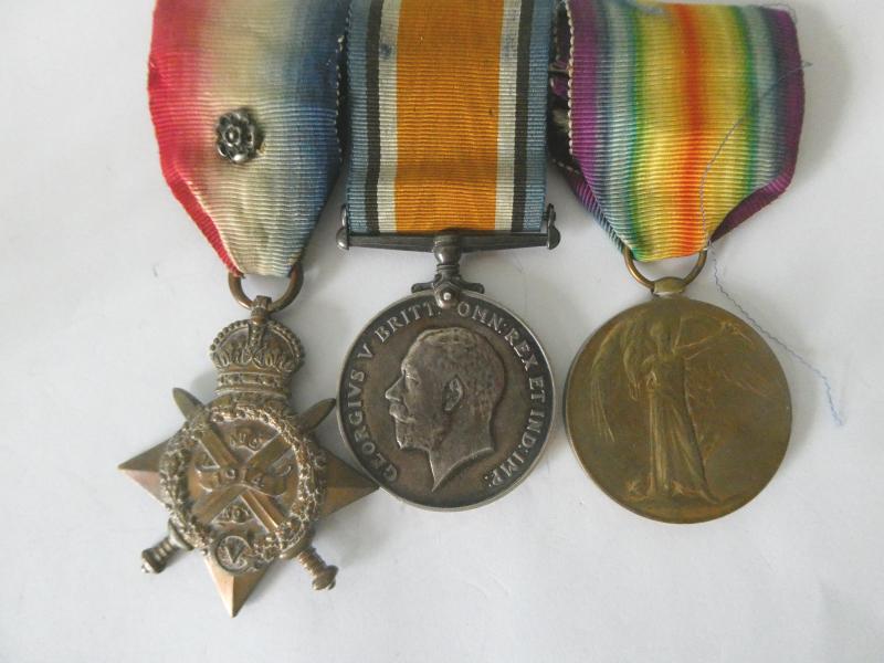 1914 STAR TRIO TO WHITING-ARMY SERVICE CORPS-