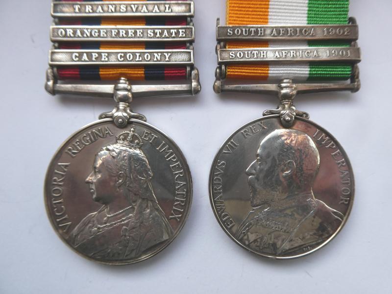 BOER WAR PAITR TO FARNHAM-1ST SUFFOLK REGIMENT-FROM STAPLEFORD- CAMBRIDGESHIRE