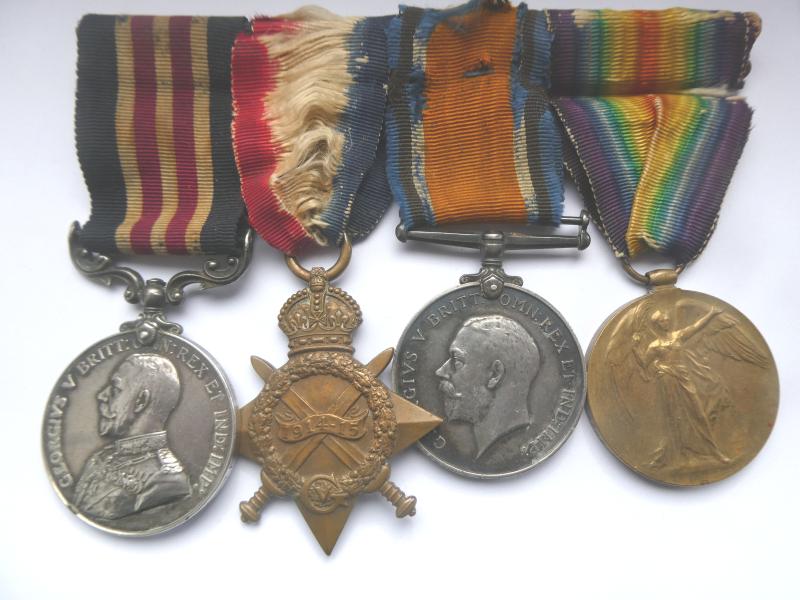MILITARY MEDAL GROUP OF FOUR TO PORTER-1/4TH ROYAL LANCASTER REGT-M.M.AN AWARD FOR THE SOMME
