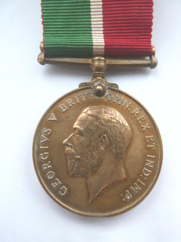 MERCANTILE MARINE WAR MEDAL TO EDWARD BENNETT
