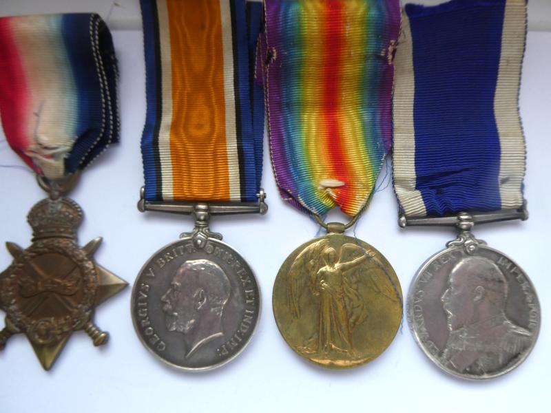 NAVAL LONG SERVICE GROUP OF FOUR- TO PETTY OFFICER 1 DANIEL THOMAS-ROYAL NAVY AND H.M.COASTGUARD