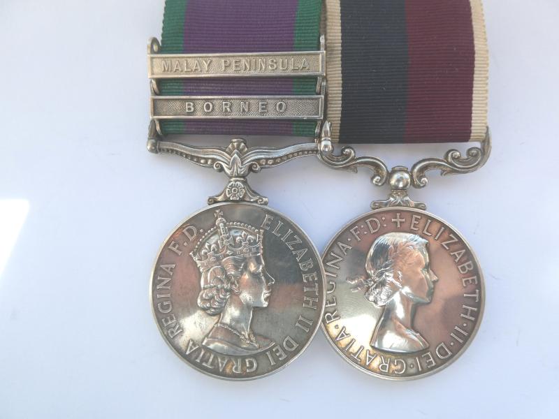 CAMPAIGN AND LONG SERVICE PAIR TO BARRAND-ROYAL AIR FORCE