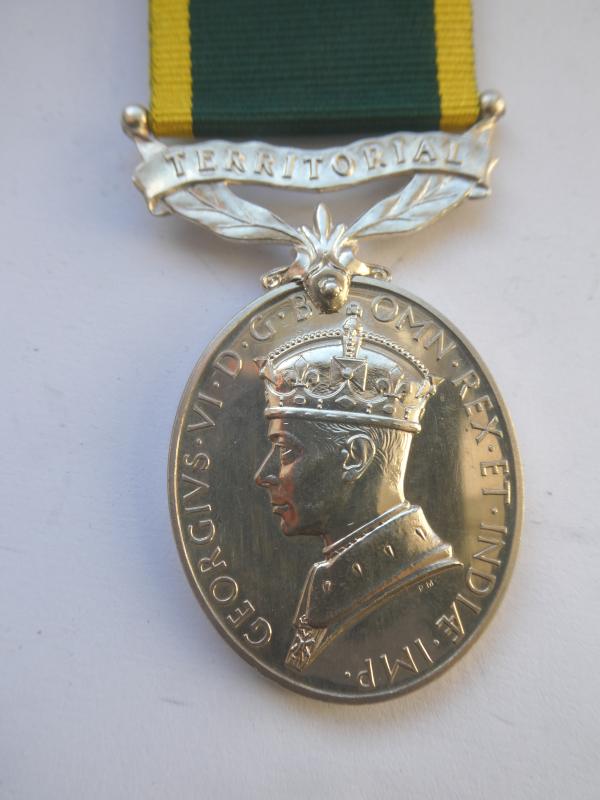 TERRITORIAL EFFICIENCY MEDAL TO PARTINGTON-ROYAL FUSILIERS