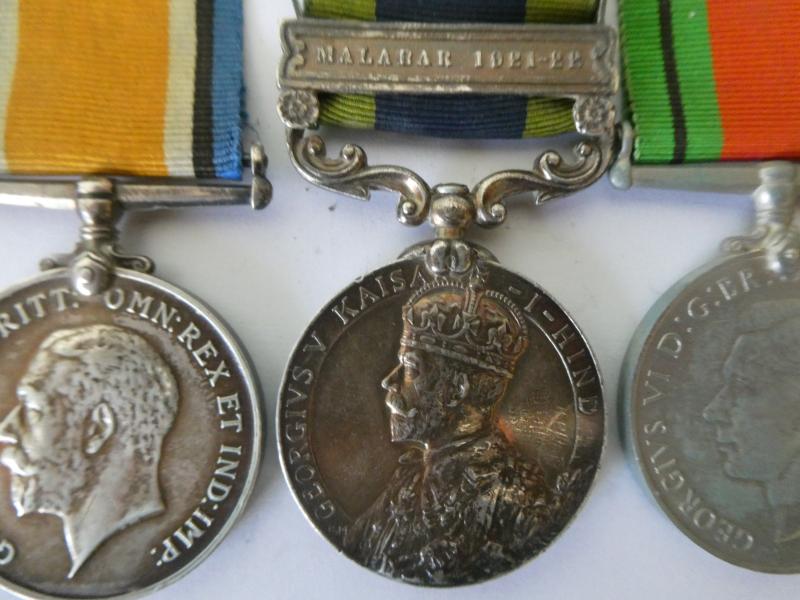 ROYAL ARTILLERY MALABAR AND LONG SERVICE GROUP OF FIVE TO BATTERY QUARTER-MASTER SJT GRIFFITHS
